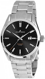 Jacques Lemans Derby Czarny/Stal Ø42 mm 1-1846D