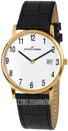 Jacques Lemans Vienna Biały/Skóra Ø39 mm 1-1848D