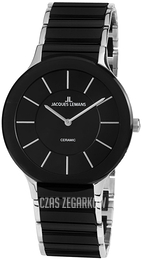 Jacques Lemans Dublin Czarny/Stal Ø32 mm 1-1856A