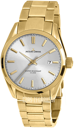Jacques Lemans Derby Srebrny/Stal w odcieniu złota Ø40 mm 1-1859K
