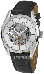 Jacques Lemans Derby Srebrny/Skóra Ø40 mm 1-1909A