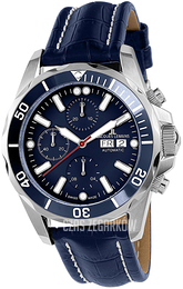 Jacques Lemans Liverpool Niebieski/Skóra Ø44 mm 1-1926C