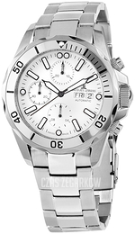Jacques Lemans Liverpool Biały/Stal Ø44 mm 1-1926F