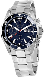 Jacques Lemans Liverpool Niebieski/Stal Ø44 mm 1-1926G