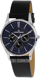 Jacques Lemans London Niebieski/Skóra Ø38 mm 1-1929I