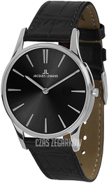 Jacques Lemans London Czarny/Skóra Ø36 mm 1-1938A