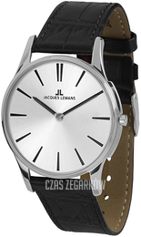 Jacques Lemans London Srebrny/Skóra Ø36 mm 1-1938B