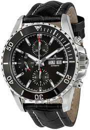 Jacques Lemans Liverpool Czarny/Skóra Ø44 mm 1-1942A