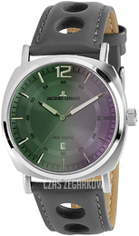 Jacques Lemans Lugano Szary/Skóra Ø42 mm 1-1943I