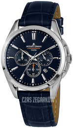 Jacques Lemans Derby Szary/Skóra Ø43 mm 1-1945B