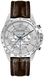Jacques Lemans Biały/Skóra Ø36 mm 1-1992B
