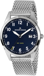 Jacques Lemans Vienna Niebieski/Stal Ø40 mm 1-2002J