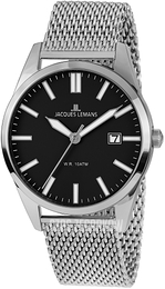 Jacques Lemans Vienna Czarny/Stal Ø40 mm 1-2002K