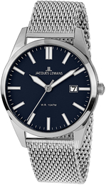 Jacques Lemans Vienna Niebieski/Stal Ø40 mm 1-2002M