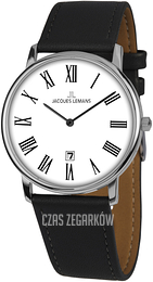 Jacques Lemans Serie 200 Biały/Skóra Ø40 mm 1-2003C