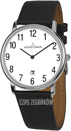 Jacques Lemans Serie 200 Biały/Skóra Ø40 mm 1-2003D