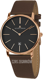 Jacques Lemans Serie 200 Czarny/Skóra Ø40 mm 1-2003E