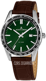 Jacques Lemans Liverpool Zielony/Skóra Ø44 mm 1-2022F