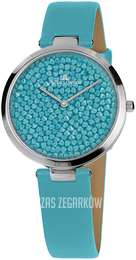 Jacques Lemans Milano Niebieski/Skóra Ø36 mm 1-2035C
