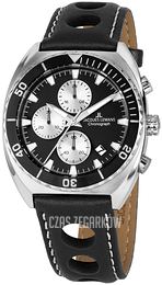 Jacques Lemans Serie 200 Czarny/Skóra Ø40 mm 1-2041A