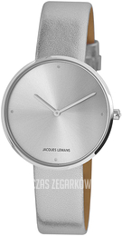 Jacques Lemans Design Srebrny/Skóra Ø36 mm 1-2056A