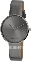 Jacques Lemans Design Szary/Skóra Ø36 mm 1-2056B