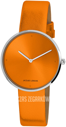 Jacques Lemans Design Pomarańczowy/Skóra Ø36 mm 1-2056F