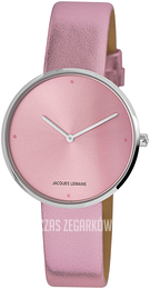 Jacques Lemans Design Różowy/Skóra Ø36 mm 1-2056G