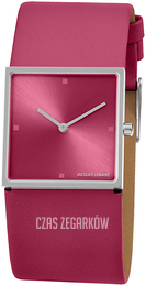 Jacques Lemans Design Różowy/Skóra 1-2057J