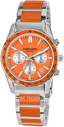 Jacques Lemans Liverpool Pomarańczowy/Czeramiczna Ø39 mm 1-2059L