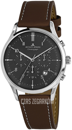 Jacques Lemans Retro Classic Czarny/Skóra Ø41 mm 1-2068M