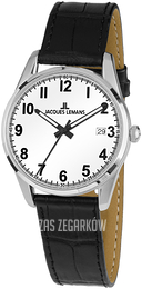 Jacques Lemans Liverpool Biały/Skóra Ø28 mm 1-2069B