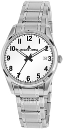 Jacques Lemans Liverpool Biały/Stal Ø28 mm 1-2069D