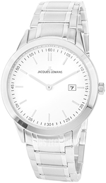 Jacques Lemans Sydney Biały/Stal Ø40 mm 1-2096B