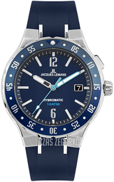 Jacques Lemans Hybromatic Niebieski/Guma Ø42 mm 1-2109C
