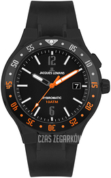 Jacques Lemans Hybromatic Czarny/Guma Ø42 mm 1-2109D