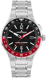 Jacques Lemans Hybromatic Czarny/Stal Ø42 mm 1-2109F