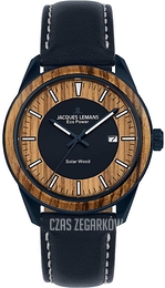 Jacques Lemans Eco Power Solar Brązowy/Tkanina Ø40 mm 1-2116K