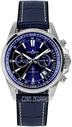 Jacques Lemans Liverpool Niebieski/Guma Ø44 mm 1-2117C