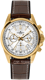 Jacques Lemans Liverpool Srebrny/Guma Ø44 mm 1-2117F