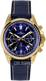 Jacques Lemans Liverpool Niebieski/Guma Ø44 mm 1-2117G