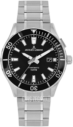 Jacques Lemans Hybromatic Czarny/Stal Ø40 mm 1-2131D
