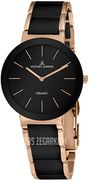 Jacques Lemans Monaco Czarny/Czeramiczna Ø34 mm 42-7C