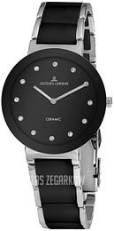 Jacques Lemans Monaco Czarny/Czeramiczna Ø34 mm 42-7G