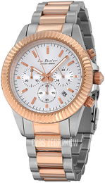 Jacques Lemans La Passion Srebrny/Stal w kolorze różowego złota Ø42 mm LP-111H