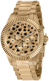 Jacques Lemans Wielokolorowy/Stal w odcieniu złota Ø42 mm LP-111O