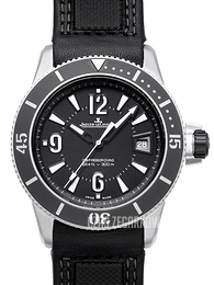 Jaeger LeCoultre Master Compressor Diving Diving Automatic Navy SEALs Czarny/Skóra Ø42 mm 2018470