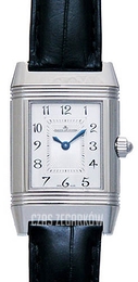 Jaeger LeCoultre Reverso Duetto Srebrny/Skóra 2668412