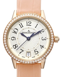 Jaeger LeCoultre Rendez-Vous Date Srebrny/Skóra Ø27.5 mm 3512520