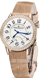Jaeger LeCoultre Rendez-Vous Srebrny/Skóra Ø38.2 mm 3592420